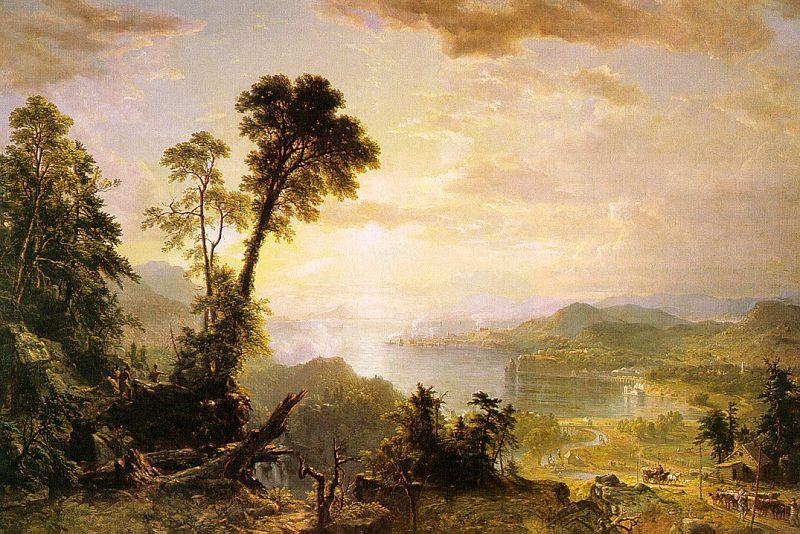 Asher Brown Durand White Mountain Scenery oil painting image